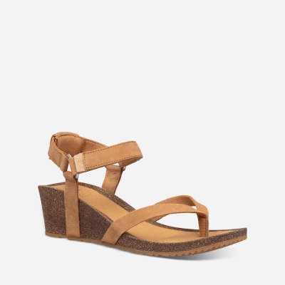 Teva Women's Mahonia Wedge Thong Wedge Sandals Sale NZ (DWPKG-9830)